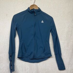 Women’s Reebok Zip Long Sleeve Pullover Sweatshirt  Size XS Thumbholes